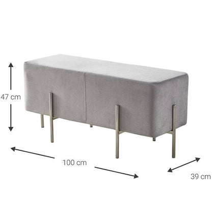 Σκαμπό Lyrendal Γκρι 100x39x47