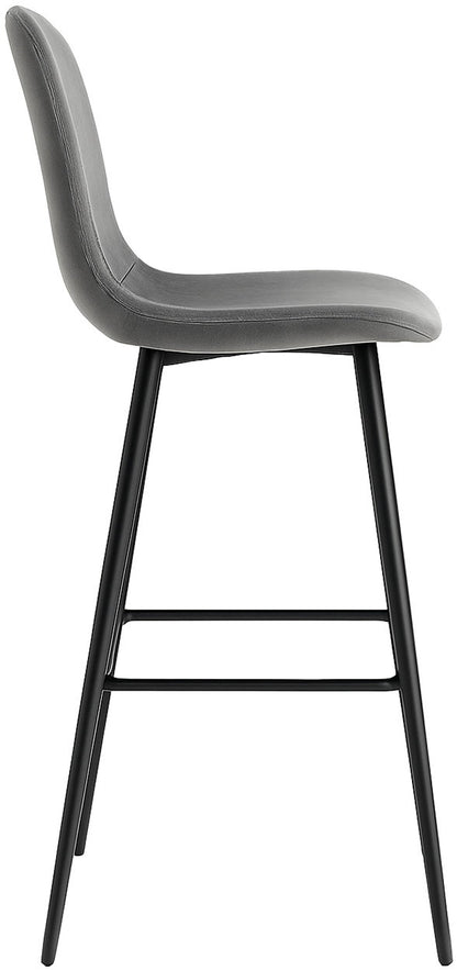Σκαμπό Μπαρ Farenor Γκρι 55x46x105