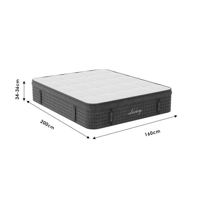 Στρώμα Luxury Pocket Spring+Gel Memory Foam+Latex 34-36εκ 160x200εκ