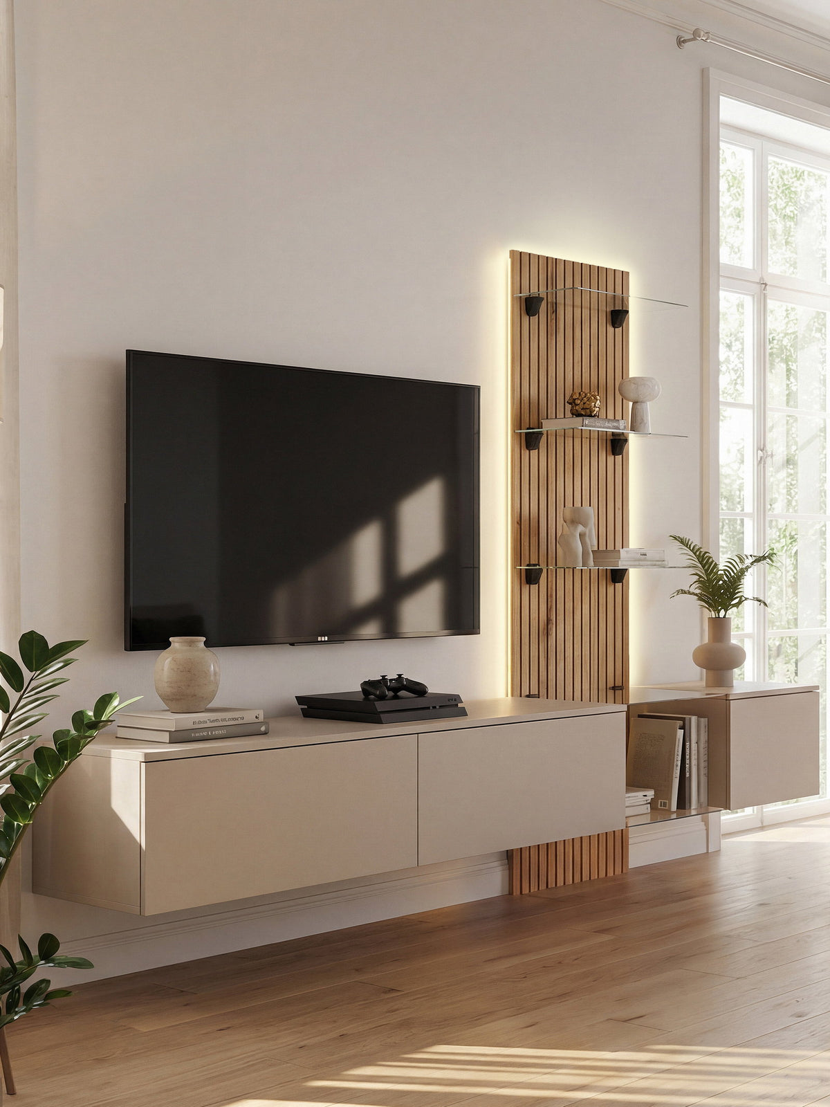 Σύνθετο Σαλονιού Luxera 220x40x160