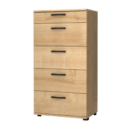 Συρταριέρα Helia Χρώμα Φυσικό Οξιάς 60x44x108