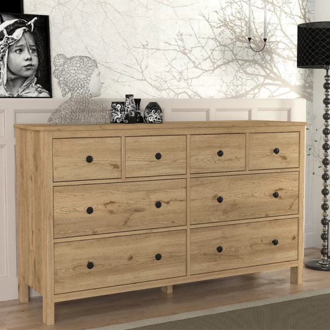 Συρταριέρα - Μπουφές Sabina Χρώμα Sepet Oak 160x50x96