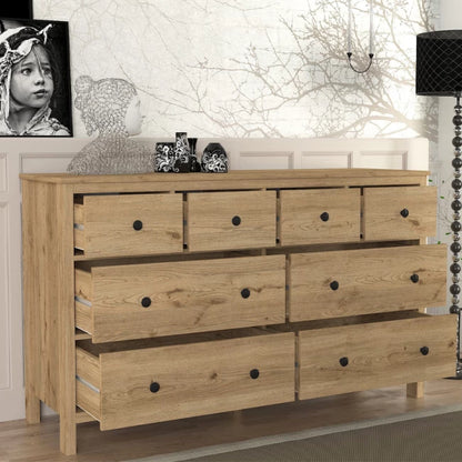 Συρταριέρα - Μπουφές Sabina Χρώμα Sepet Oak 160x50x96