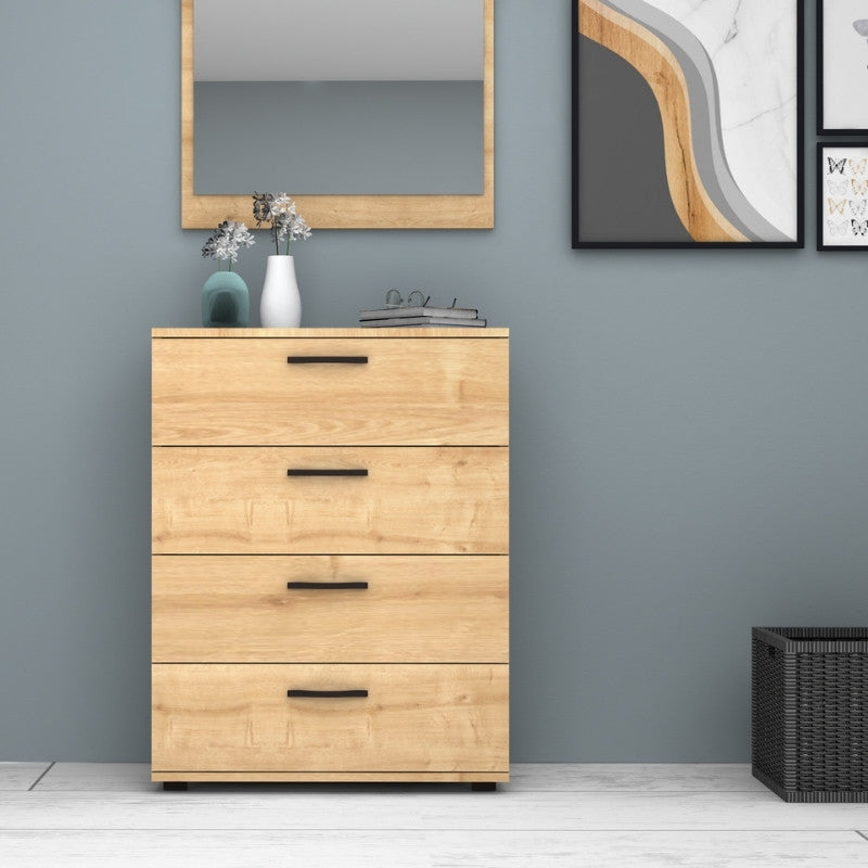 Συρταριέρα Velika Χρώμα Φυσικό Οξιάς 73x44x96