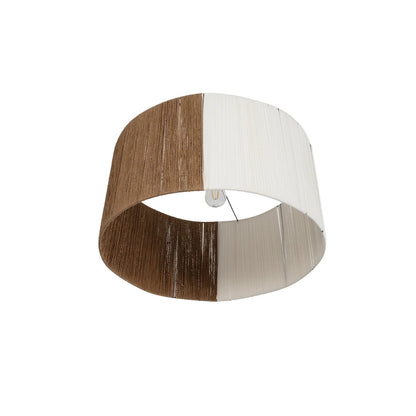 TAG 205-0060 Boho Κρεμαστό Φωτιστικό Οροφής με Ντουί 1 x E27 AC 220-240V IP20 - Μπεζ & Καφέ - M60 x Π60 x 35