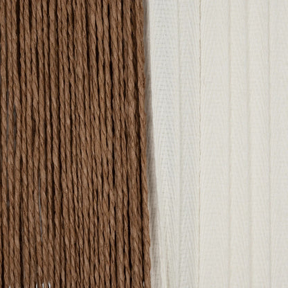 TAG 205-0060 Boho Κρεμαστό Φωτιστικό Οροφής με Ντουί 1 x E27 AC 220-240V IP20 - Μπεζ & Καφέ - M60 x Π60 x 35