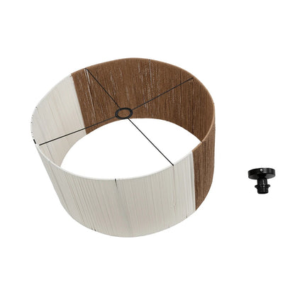 TAG 205-0060 Boho Κρεμαστό Φωτιστικό Οροφής με Ντουί 1 x E27 AC 220-240V IP20 - Μπεζ & Καφέ - M60 x Π60 x 35