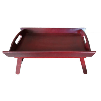 Δίσκος Ξύλινος με Πτυσσόμενα Πόδια 54x32x25