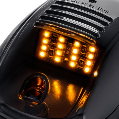 TRAK 85303 Φώτα Όγκου Οχημάτων LED 12W 600lm 90° DC 12V Αδιάβροχο IP65 Πορτοκαλί 2200Κ - Μ14 x Π8.4 x Υ3.5 - Πακέτο 5 Τεμαχίων