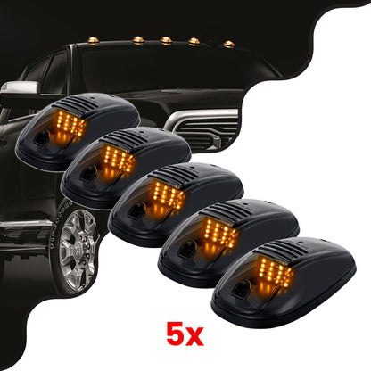 TRAK 85303 Φώτα Όγκου Οχημάτων LED 12W 600lm 90° DC 12V Αδιάβροχο IP65 Πορτοκαλί 2200Κ - Μ14 x Π8.4 x Υ3.5 - Πακέτο 5 Τεμαχίων