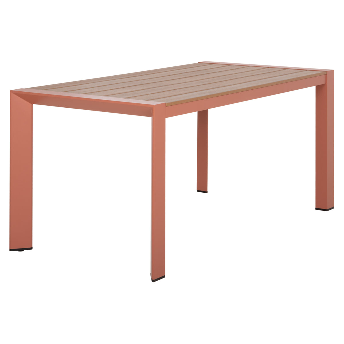 ΤΡΑΠΕΖΙ ΕΞΩΤ. ΧΩΡΟΥ GOYA ΑΛΟΥΜΙΝΙΟ ΣE TERRACOTTA & POLYWOOD 160x80x75