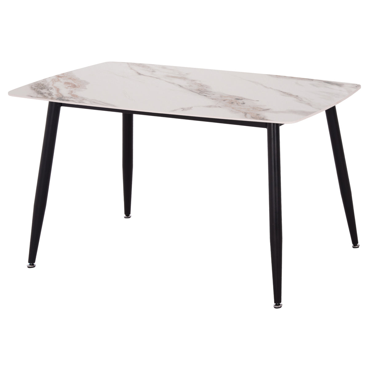 ΤΡΑΠΕΖΙ RAVEN ΚΕΡΑΜΙΚΟ TOP ΜΕ ΟΨΗ ΜΑΡΜΑΡΟΥ τ.CALACATTA 120x70x73
