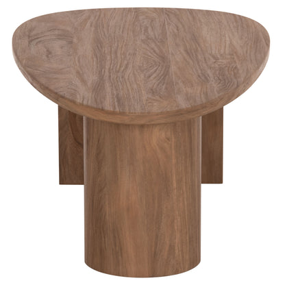 ΤΡΑΠΕΖΙ ΣΑΛΟΝΙΟΥ ΟΒΑΛ ALPER MDF ΣΕ SONAMA ΧΡΩΜΑ 110x60x40