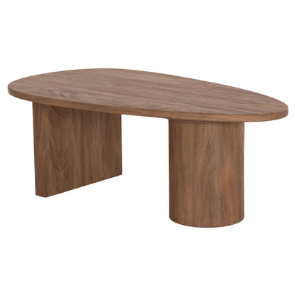 ΤΡΑΠΕΖΙ ΣΑΛΟΝΙΟΥ ΟΒΑΛ ALPER MDF ΣΕ SONAMA ΧΡΩΜΑ 110x60x40