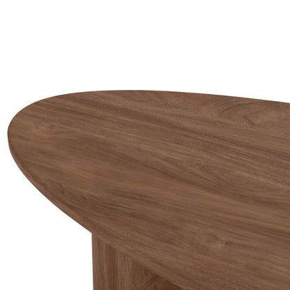 ΤΡΑΠΕΖΙ ΣΑΛΟΝΙΟΥ ΟΒΑΛ ALPER MDF ΣΕ SONAMA ΧΡΩΜΑ 110x60x40