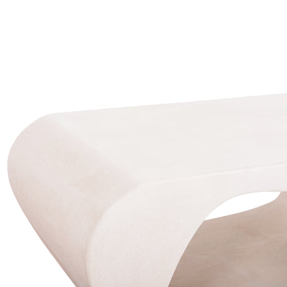 ΤΡΑΠΕΖΙ ΣΑΛΟΝΙΟΥ SANTORINI MDF ΣΕ ΥΠΟΛΕΥΚΟ ΧΡΩΜΑ 100x60x45