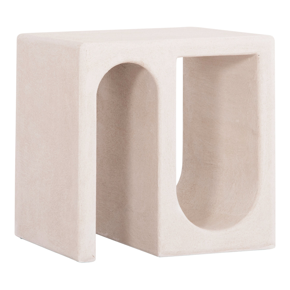 ΤΡΑΠΕΖΙ ΣΑΛΟΝΙΟΥ SANTORINI MDF ΣΕ ΥΠΟΛΕΥΚΟ ΧΡΩΜΑ 48x38x48,5