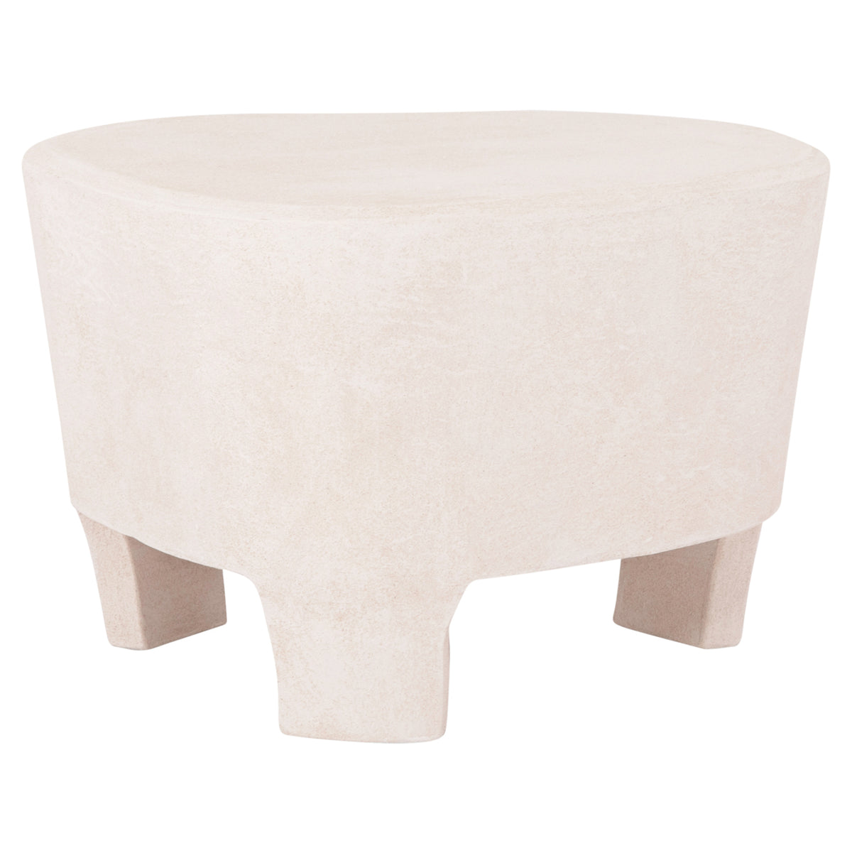 ΤΡΑΠΕΖΙ ΣΑΛΟΝΙΟΥ SANTORINI MDF ΣΕ ΥΠΟΛΕΥΚΟ ΧΡΩΜΑ 54x61x40,5