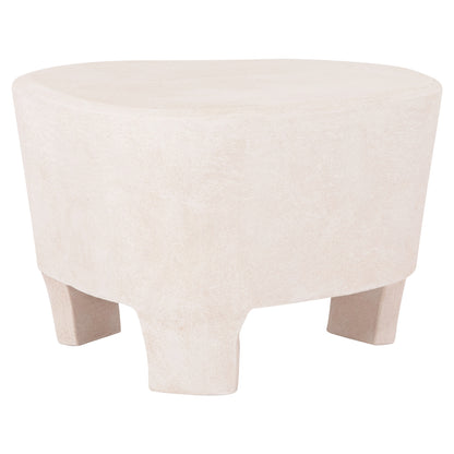ΤΡΑΠΕΖΙ ΣΑΛΟΝΙΟΥ SANTORINI MDF ΣΕ ΥΠΟΛΕΥΚΟ ΧΡΩΜΑ 54x61x40,5