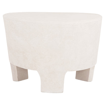 ΤΡΑΠΕΖΙ ΣΑΛΟΝΙΟΥ SANTORINI MDF ΣΕ ΥΠΟΛΕΥΚΟ ΧΡΩΜΑ 54x61x40,5
