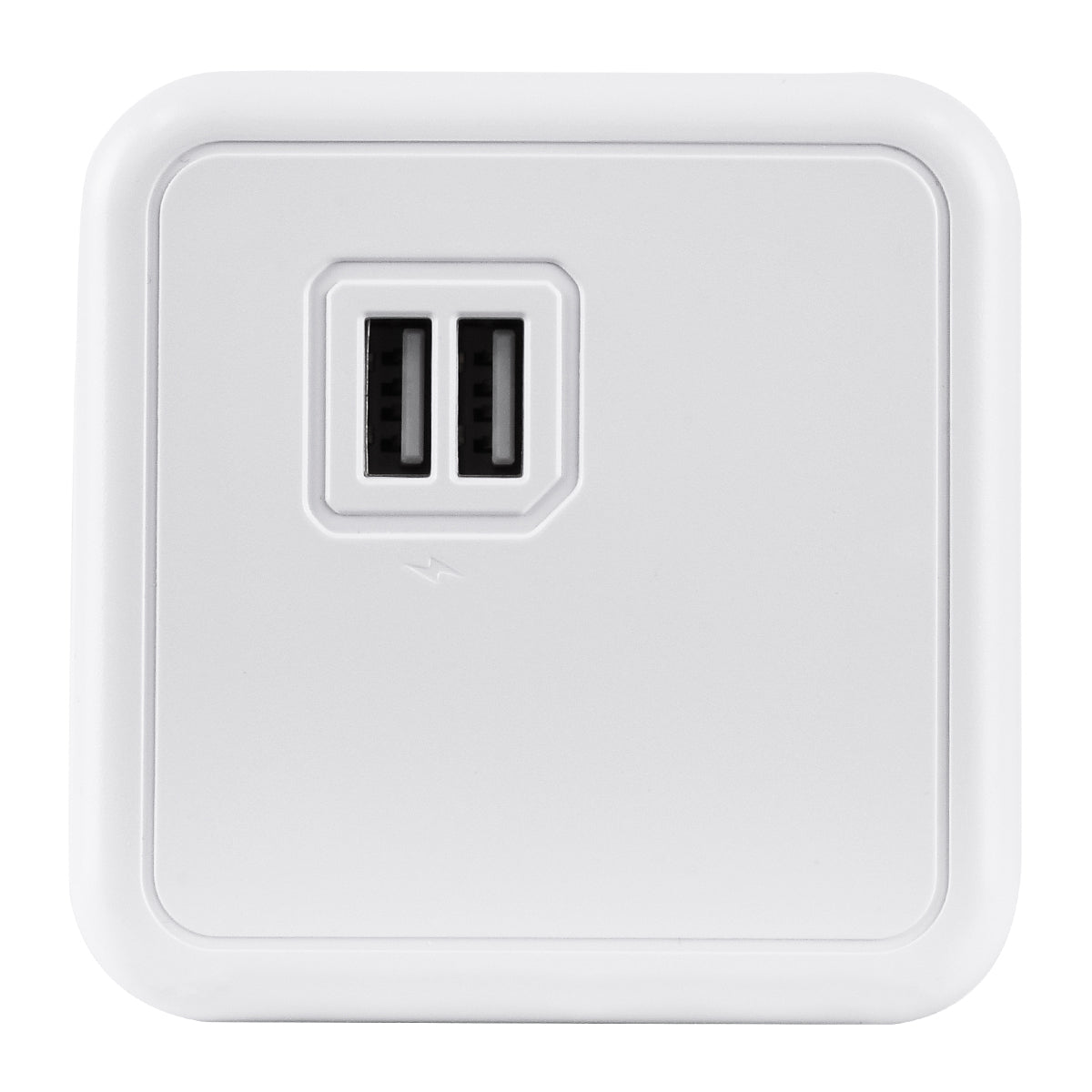 TRAVEL PowerCube PRO Certified 79634 Πολύπριζο 6 Θέσεων με 4 Πρίζες Ασφαλείας Childproof EU Schuko AC 220-240V & 2 Πρίζες USB Max 2.1A/DC 5V Μ7.5 x Π11.5 x Υ7.5 - Λευκό με Κόκκινο - Max Load 3680W/16A