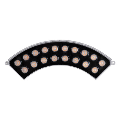 TREELIGHT-JINA 90697 Κυρτή Μπάρα Φωτισμού Wall Washer για Φυτά - Δέντρα LED 18W 1530lm 10° DC 24V Αδιάβροχο IP65 Πορτοκαλί 2200K Dimmable - Γκρι Ανθρακί - Μ29 x Π11 x Υ10.5
