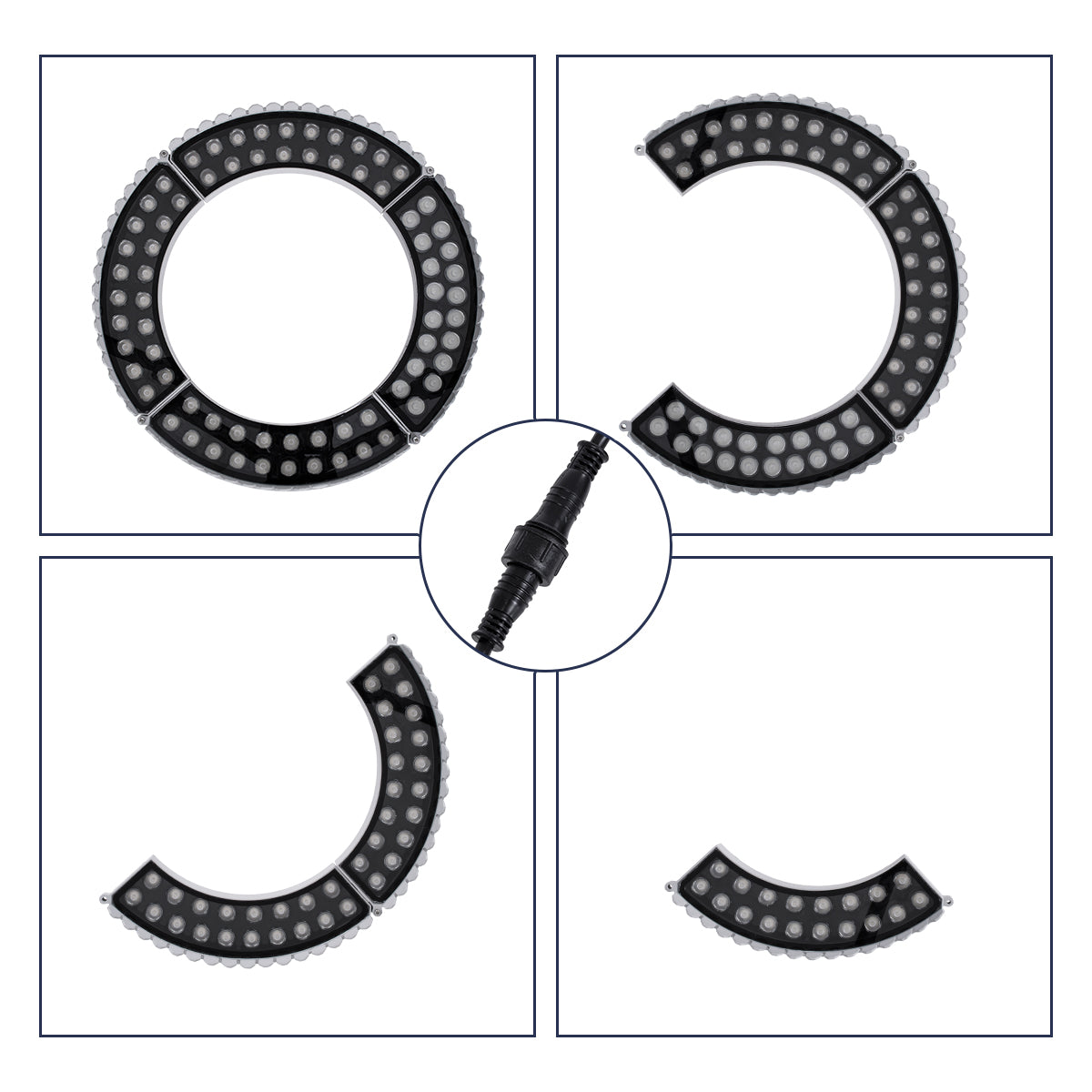 TREELIGHT-JINA 90697 Κυρτή Μπάρα Φωτισμού Wall Washer για Φυτά - Δέντρα LED 18W 1530lm 10° DC 24V Αδιάβροχο IP65 Πορτοκαλί 2200K Dimmable - Γκρι Ανθρακί - Μ29 x Π11 x Υ10.5