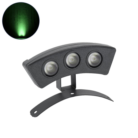 TREELIGHT-PLANTE 90517 Κυρτή Μπάρα Φωτισμού Wall Washer για Φυτά - Δέντρα LED 3W 255lm 15° DC 24V Αδιάβροχο IP65 Πράσινο Dimmable - Γκρι Ανθρακί - Μ11 x Π3 x Υ8