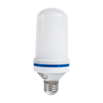 TUBATO 76075 Λάμπα E27 LED 9W 350lm 260° AC 220-240V IP20 Πορτοκαλί 1800K με Εφέ Φλόγας & Αναστροφή - Λευκό Γαλακτερό - Μ6 x Π6 x Υ15