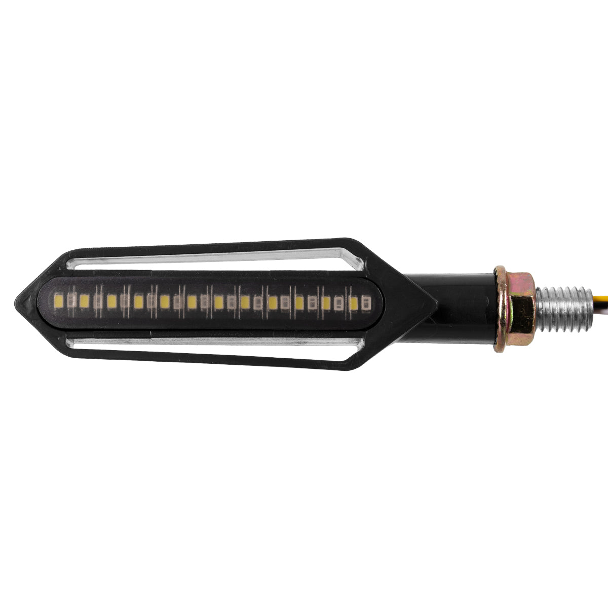 TURNLIGHT 81757 Φλας Μοτοσυκλέτας LED 2.5W/5W 150lm/300lm 120° DC 12V Αδιάβροχο IP65 Πορτοκαλί - Μ12.2 x Π2.8 x Υ2.5