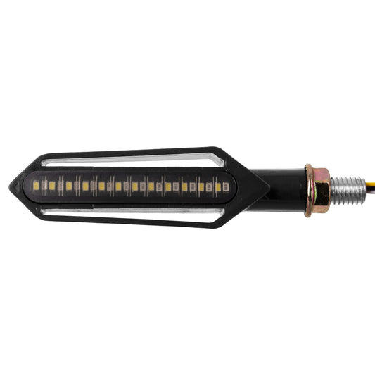 TURNLIGHT 81757 Φλας Μοτοσυκλέτας LED 2.5W/5W 150lm/300lm 120° DC 12V Αδιάβροχο IP65 Πορτοκαλί - Μ12.2 x Π2.8 x Υ2.5