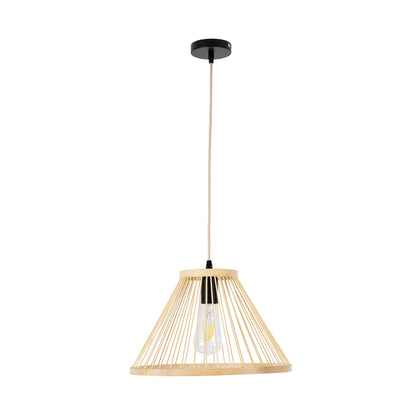 TYGEE 01930 Boho Κρεμαστό Φωτιστικό Οροφής με Ντουί 1 x E27 AC 220-240V IP20 - Μπεζ - Μ35 x Π35 x Υ22