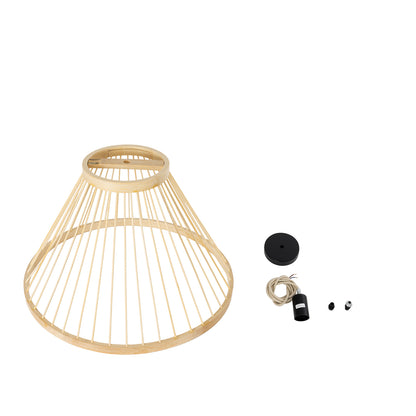 TYGEE 01930 Boho Κρεμαστό Φωτιστικό Οροφής με Ντουί 1 x E27 AC 220-240V IP20 - Μπεζ - Μ35 x Π35 x Υ22