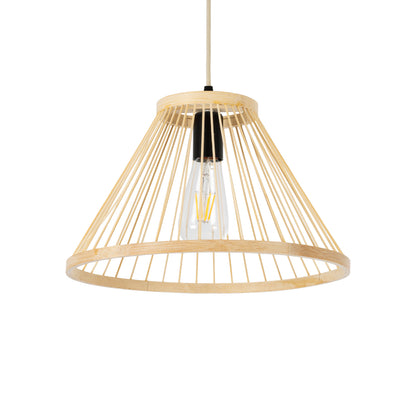 TYGEE 01930 Boho Κρεμαστό Φωτιστικό Οροφής με Ντουί 1 x E27 AC 220-240V IP20 - Μπεζ - Μ35 x Π35 x Υ22