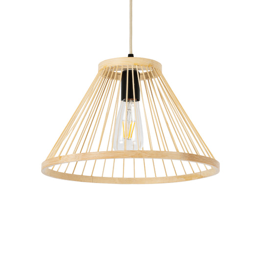 TYGEE 01930 Boho Κρεμαστό Φωτιστικό Οροφής με Ντουί 1 x E27 AC 220-240V IP20 - Μπεζ - Μ35 x Π35 x Υ22