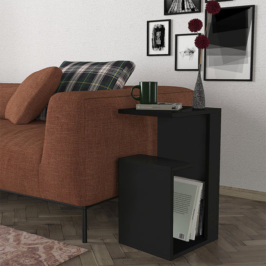 Τραπεζάκι Βοηθητικό Rosana Χρώμα Μαύρο 35x29,5x60