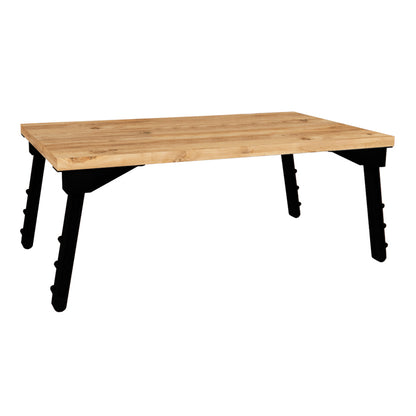 Τραπεζάκι Laptop Sidon από Μελαμίνη Χρώμα Pine Oak 60x35,5x23,5