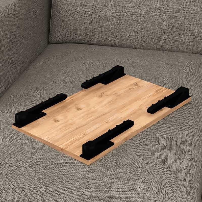 Τραπεζάκι Laptop Sidon από Μελαμίνη Χρώμα Pine Oak 60x35,5x23,5