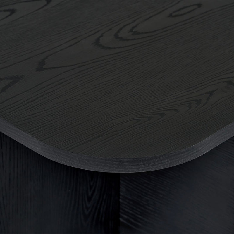 Τραπεζάκι Σαλονιού Becaj Χρώμα Black Wood 120x60x41,4