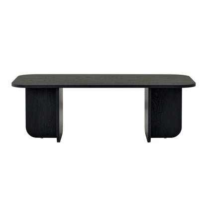 Τραπεζάκι Σαλονιού Becaj Χρώμα Black Wood 120x60x41,4