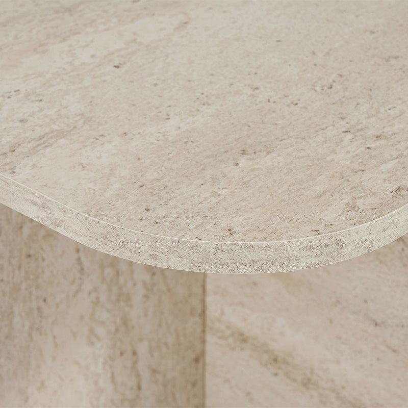 Τραπεζάκι Σαλονιού Becaj Χρώμα Travertine 120x60x41,4