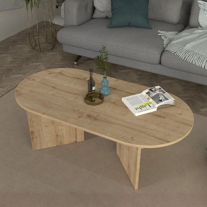 Τραπεζάκι Σαλονιού Cortado Χρώμα Sapphire Oak 120x60x39,6