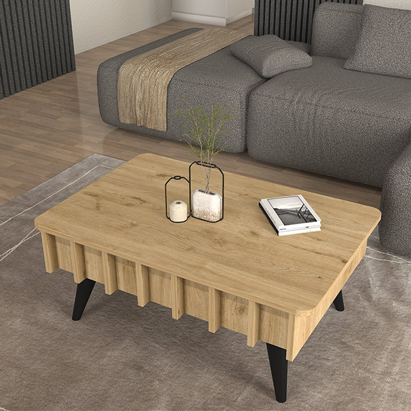 Τραπεζάκι Σαλονιού Gemma Χρώμα Sepet Oak 90x59,6x36,8