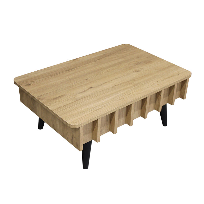 Τραπεζάκι Σαλονιού Gemma Χρώμα Sepet Oak 90x59,6x36,8