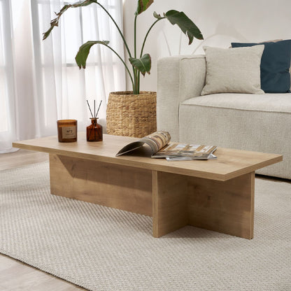 Τραπεζάκι Σαλονιού Harbor Χρώμα Sapphire Oak 120x45x30