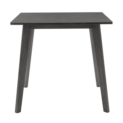Τραπεζαρία Benson - Toto Σετ 5 Τμχ Rustic Grey - Ύφασμα Grey 80x80x75