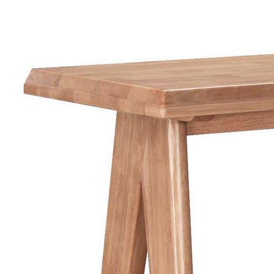 Τραπέζι Bar Winslow Ξύλο Rubberwood Ανοικτό Καρυδί 120x45x100