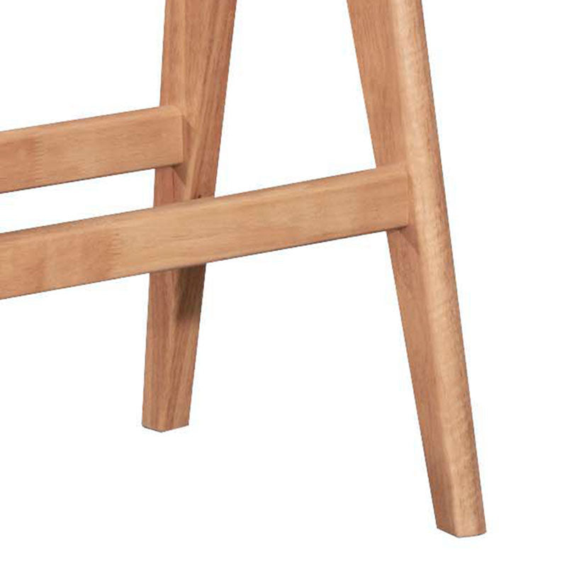 Τραπέζι Bar Winslow Ξύλο Rubberwood Ανοικτό Καρυδί 120x45x100