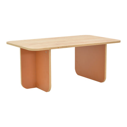 Τραπέζι Bοca σε Oak-Κεραμιδί Απόχρωση 100x60x42