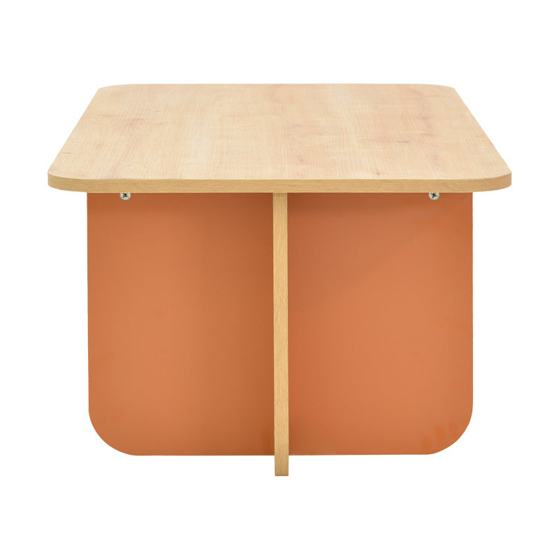 Τραπέζι Bοca σε Oak-Κεραμιδί Απόχρωση 100x60x42